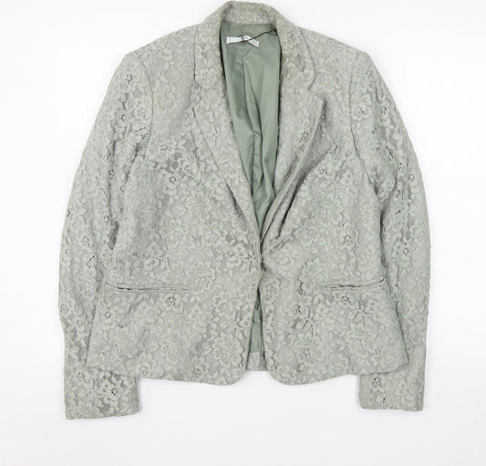 Womens UK Size 14 MNG Regular Grey Blazer