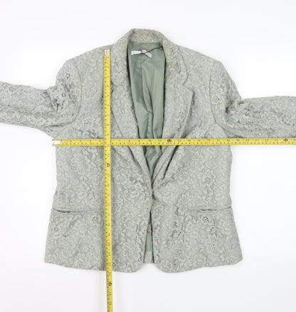 Womens UK Size 14 MNG Regular Grey Blazer