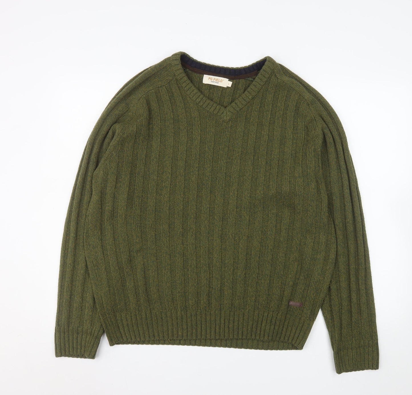 Mens UK Size L PG Field Green Pullover Jumper