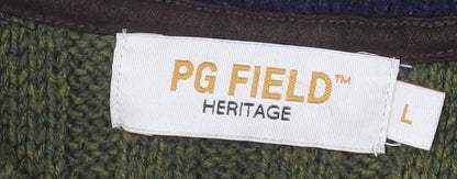 Mens UK Size L PG Field Green Pullover Jumper