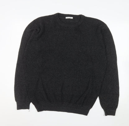 Mens UK Size L Exact Black Pullover Jumper
