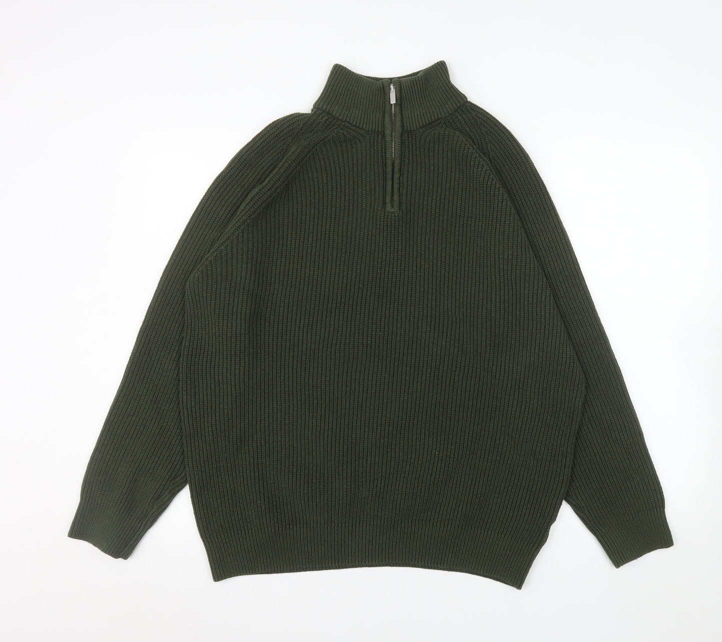 Mens UK Size L TU Green Pullover Sweatshirt