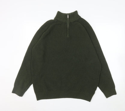 Mens UK Size L TU Green Pullover Sweatshirt
