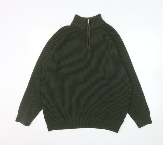 Mens UK Size L TU Green Pullover Sweatshirt