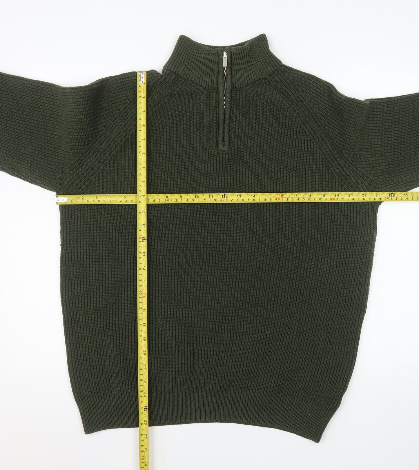 Mens UK Size L TU Green Pullover Sweatshirt