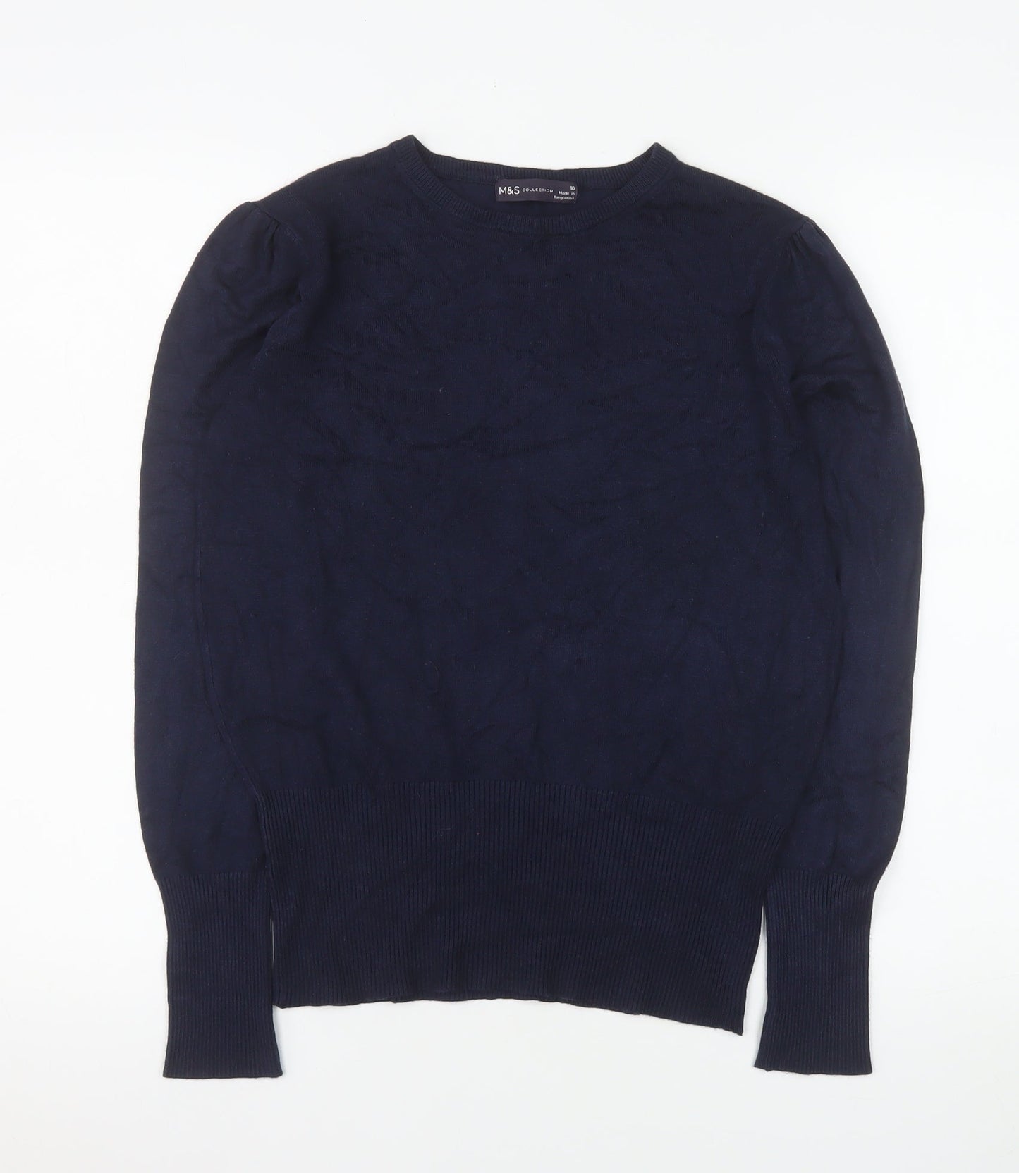 Womens UK Size 10 Marks and Spencer Blue Pullover Jumper