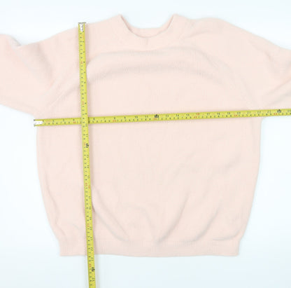 Womens UK Size M Marks and Spencer Pink Pullover Sweatshirt