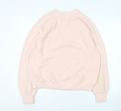 Womens UK Size M Marks and Spencer Pink Pullover Sweatshirt