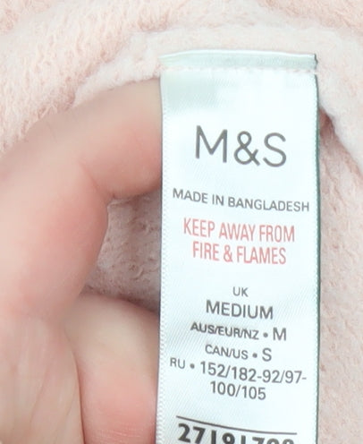 Womens UK Size M Marks and Spencer Pink Pullover Sweatshirt