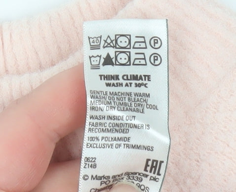 Womens UK Size M Marks and Spencer Pink Pullover Sweatshirt