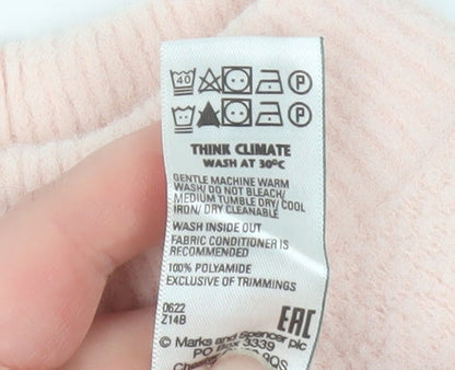 Womens UK Size M Marks and Spencer Pink Pullover Sweatshirt