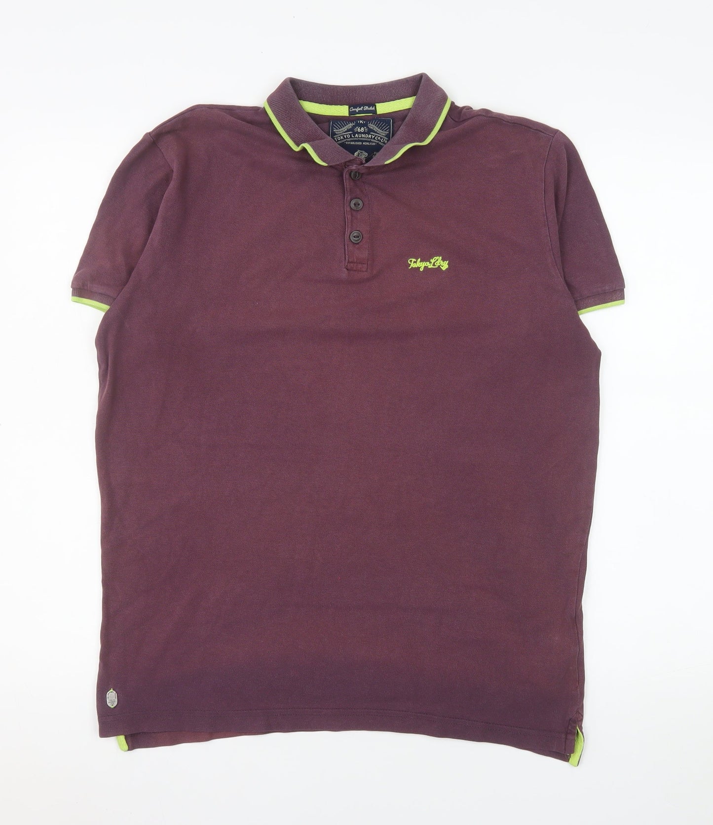 Mens UK Size M Tokyo Laundry 100% Cotton Polo Shirt