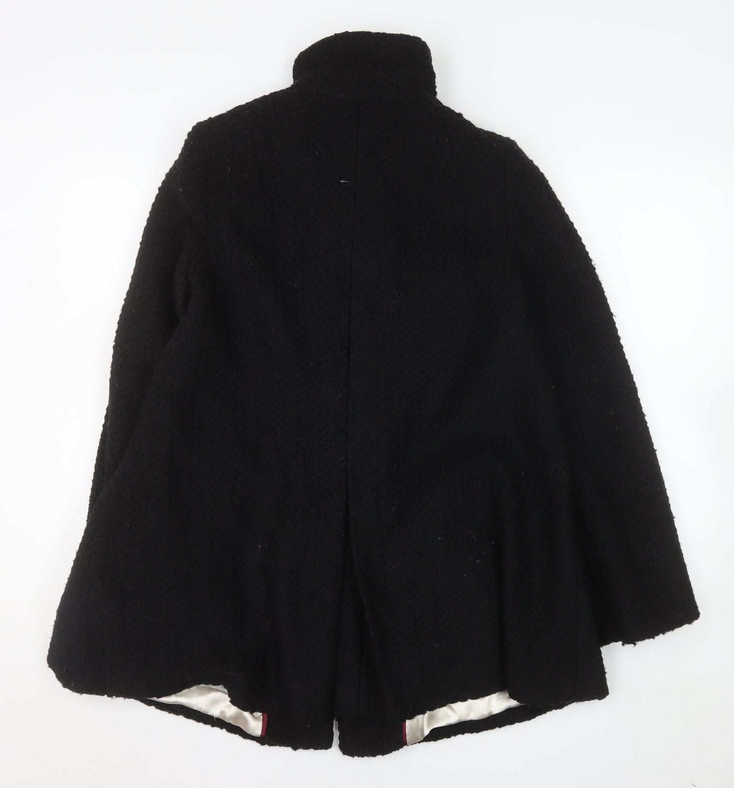 Womens UK Size 8 Monsoon Black Overcoat