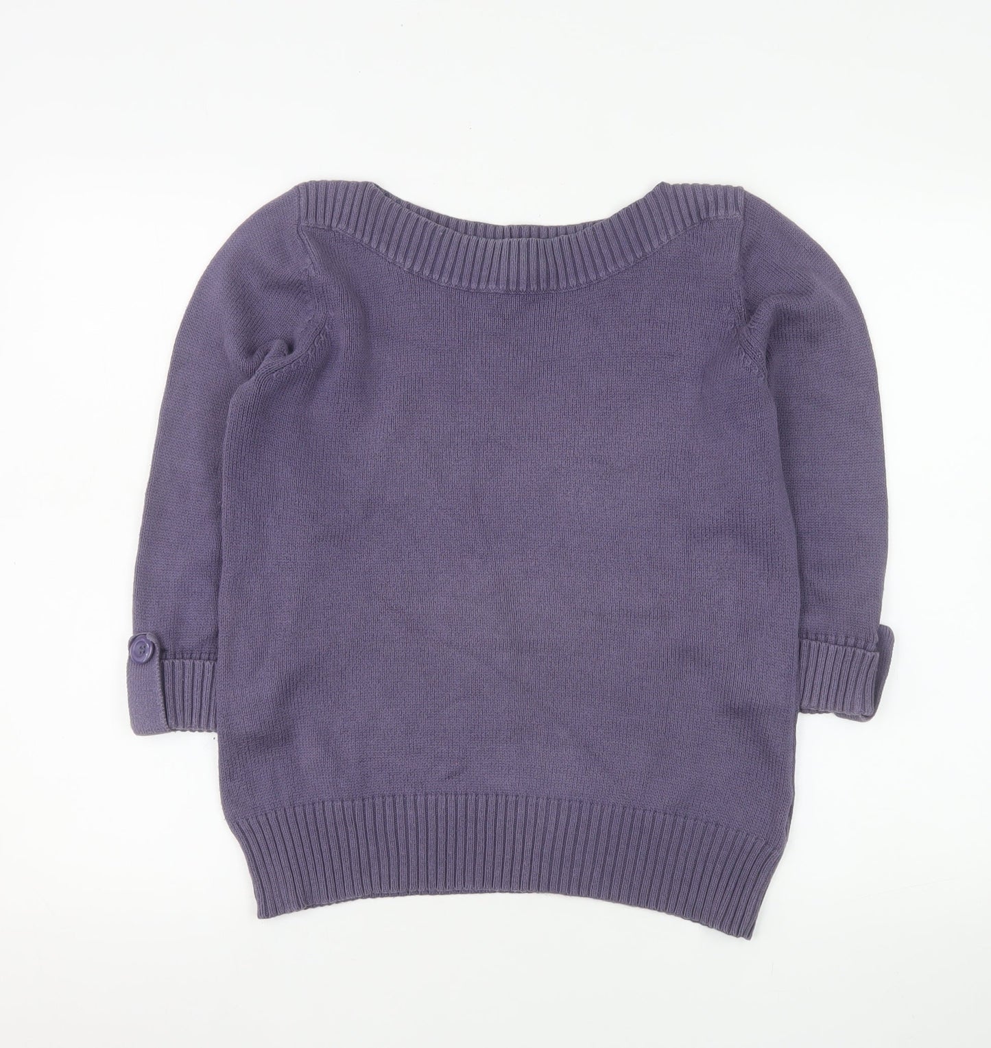 Womens UK Size 12 Marks and Spencer Purple Pullover Jumper