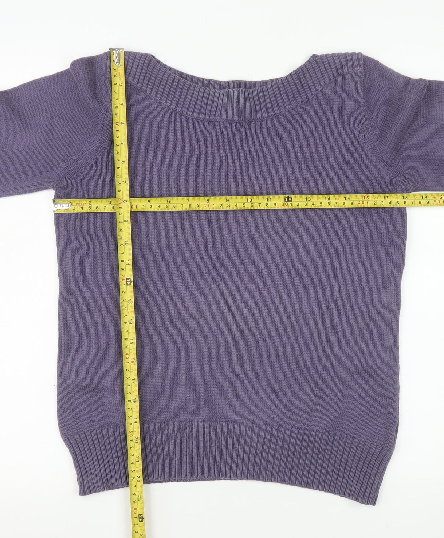 Womens UK Size 12 Marks and Spencer Purple Pullover Jumper