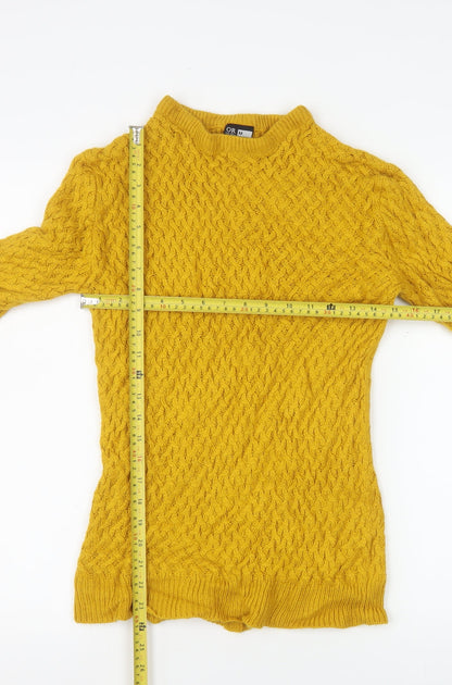 Womens UK Size M Oakridge Yellow Pullover Jumper