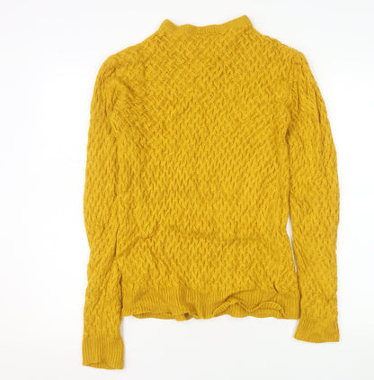 Womens UK Size M Oakridge Yellow Pullover Jumper