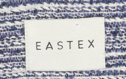 Eastex Women’s Blue Striped Woven Lined Blazer Jacket Size 16