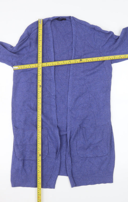 Womens UK Size M Marks and Spencer Blue Cardigan Jumper