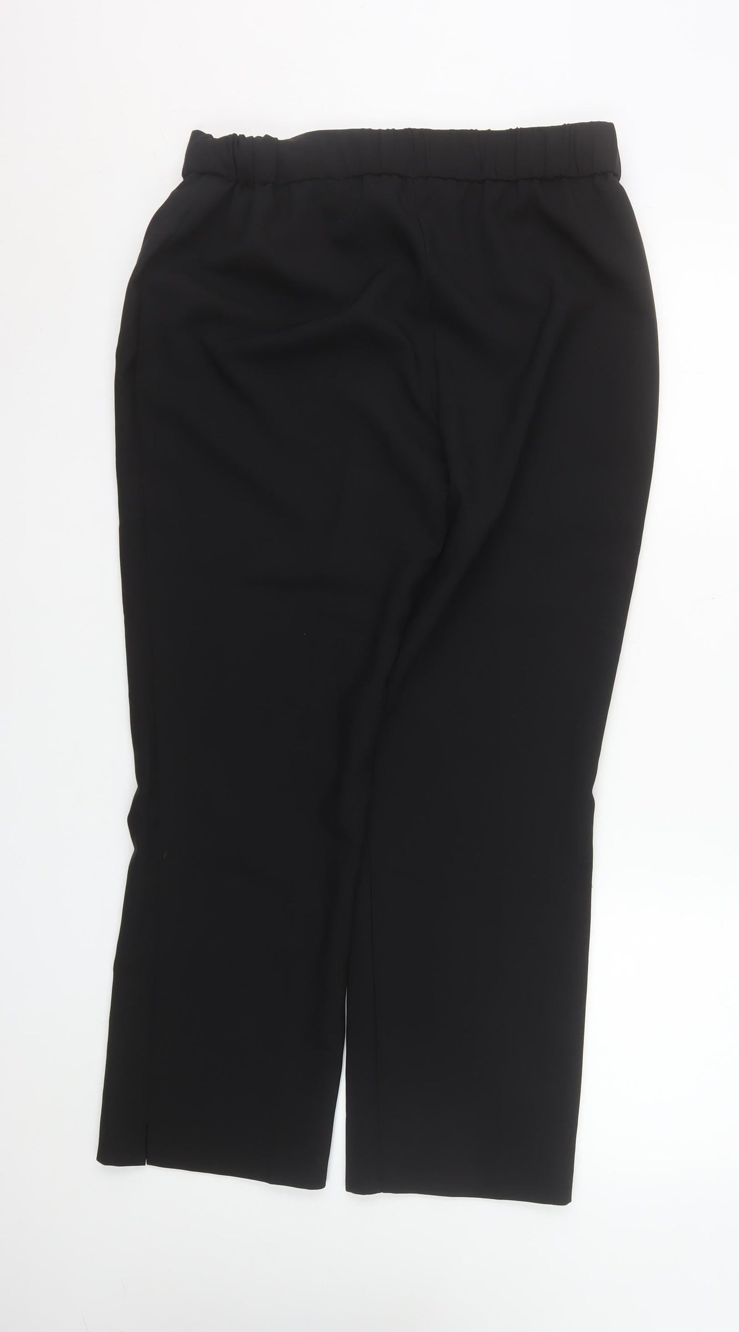 Womens UK Size 12  Regular Fit Business Casual Workwear Black Trousers