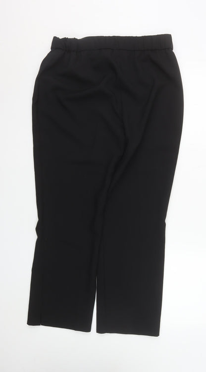 Womens UK Size 12  Regular Fit Business Casual Workwear Black Trousers