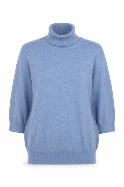 Womens UK Size 8 Marks and Spencer Blue Basic Blouse