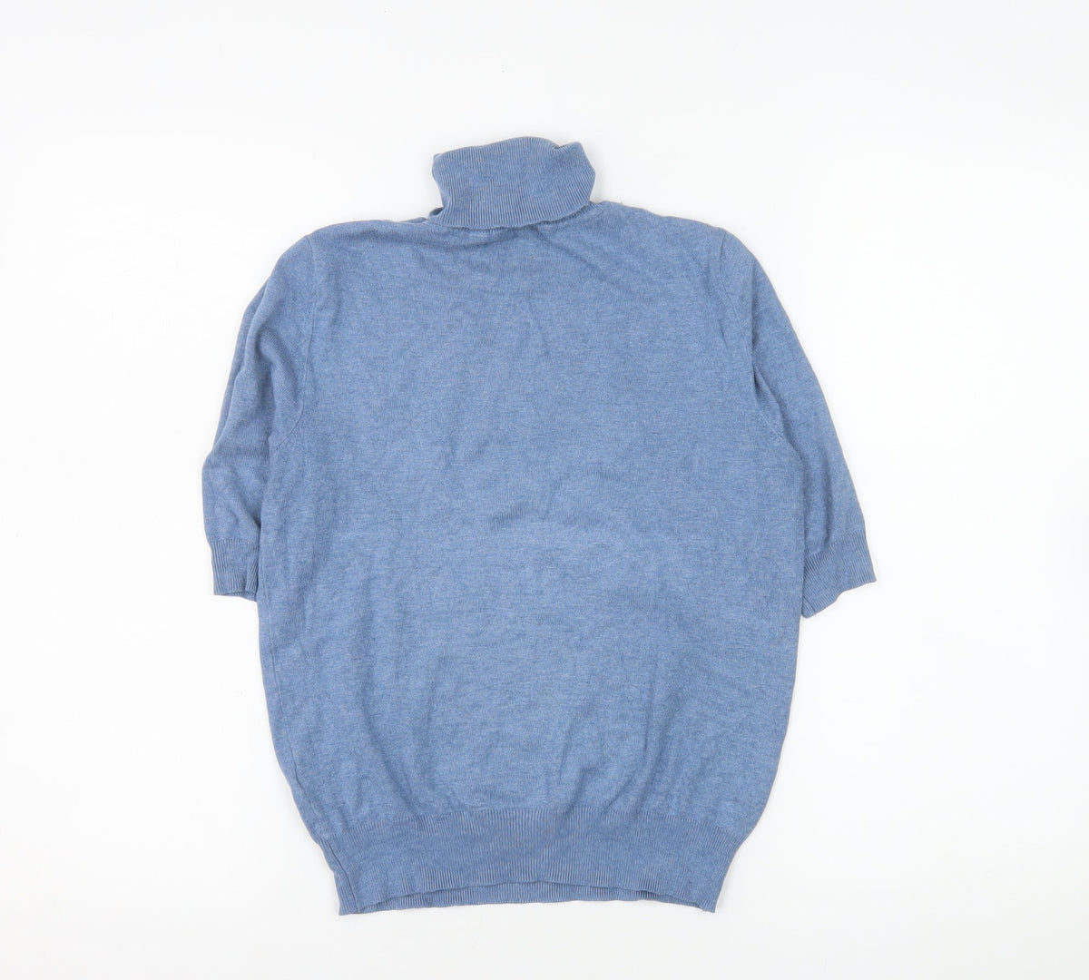 Womens UK Size 8 Marks and Spencer Blue Basic Blouse