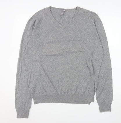 Mens UK Size L H&M Grey Pullover Jumper