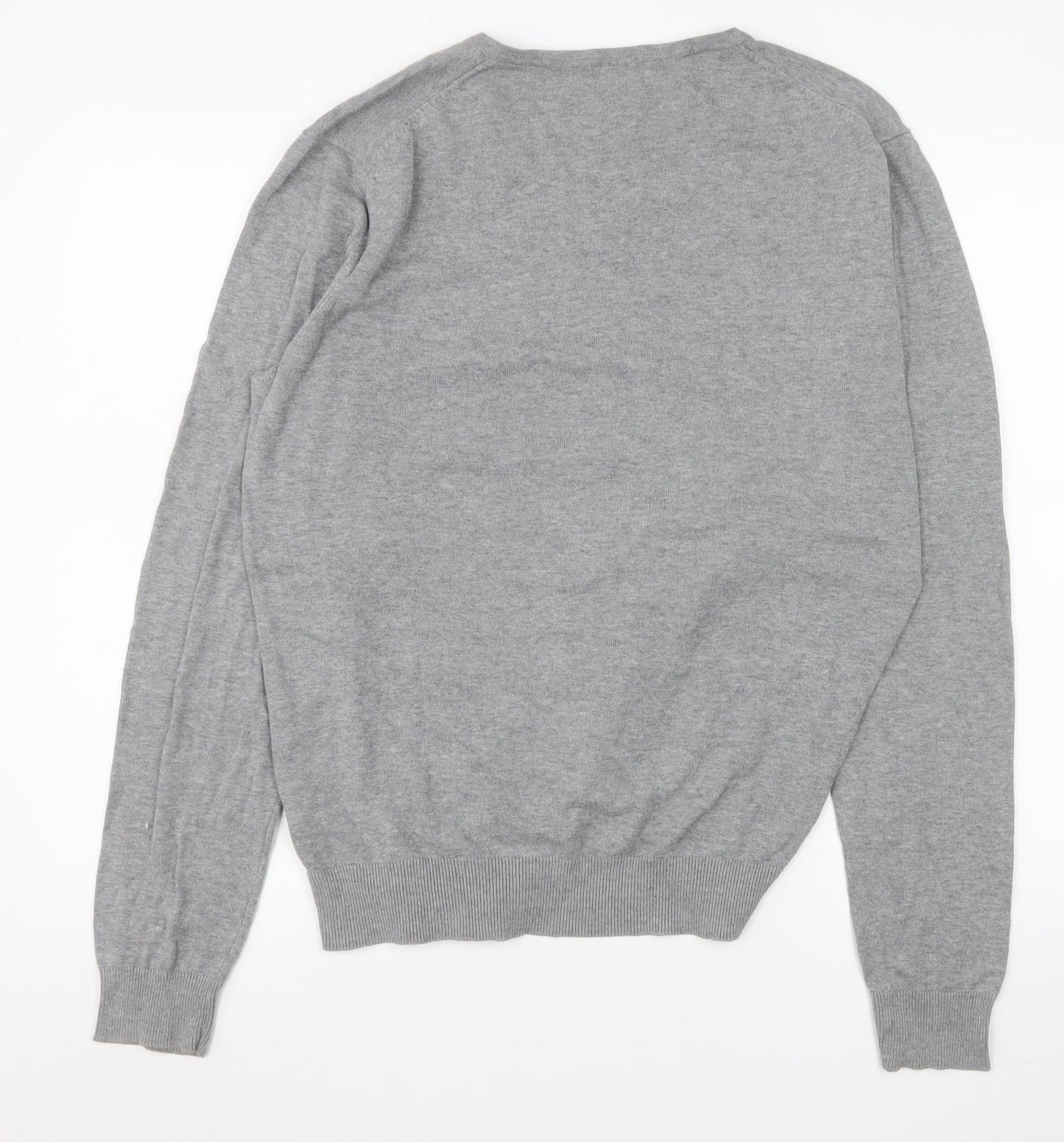 Mens UK Size L H&M Grey Pullover Jumper