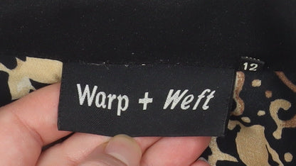 Womens UK Size 12 Warp + Weft Regular Black Blazer