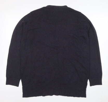 Womens UK Size L Marks and Spencer Black Cardigan Jumper