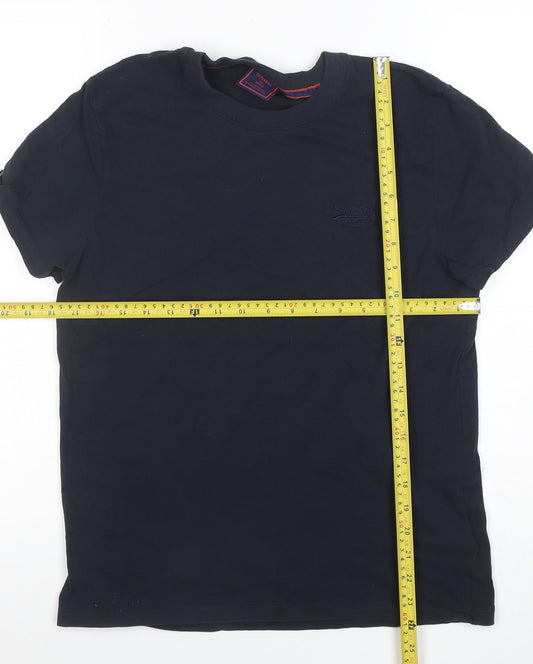Mens UK Size M Superdry Blue  T-Shirt