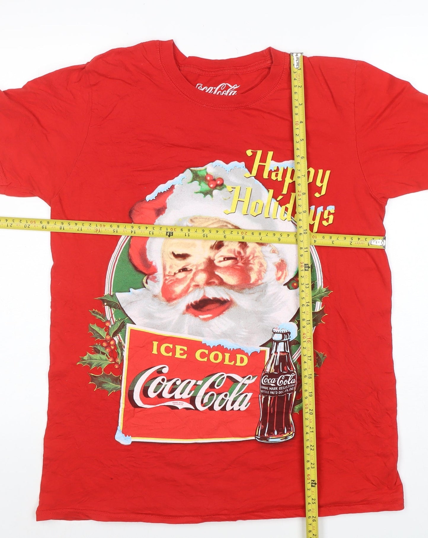 Mens UK Size M Coca-Cola Red  T-Shirt
