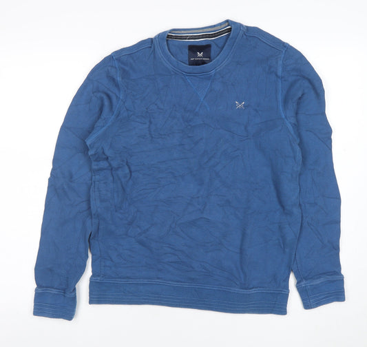 Mens UK Size S Crew Clothing Company Blue Pullover Sweatshirt
