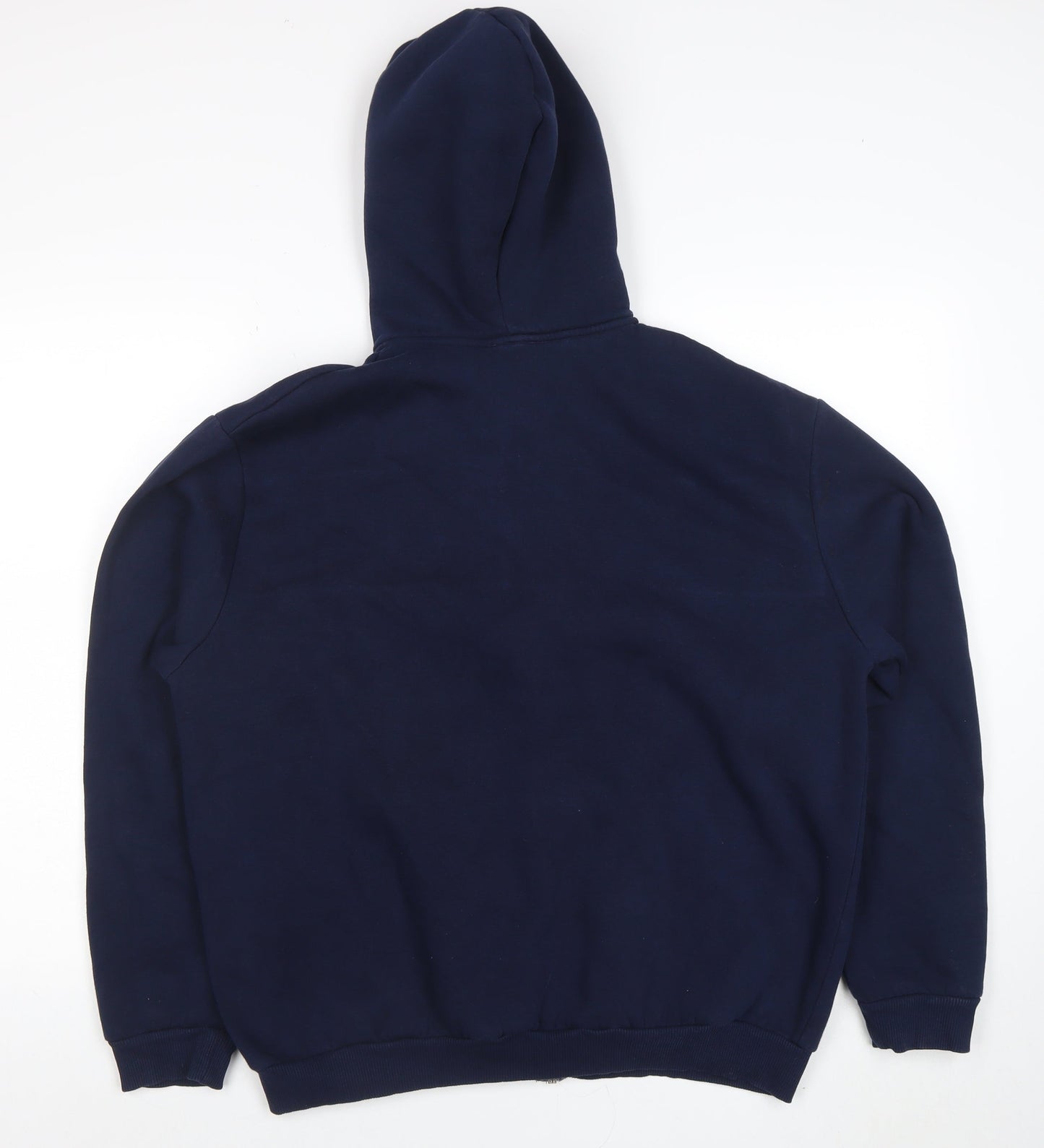 Mens UK Size S boohooMAN Blue Full Zip Hoodie