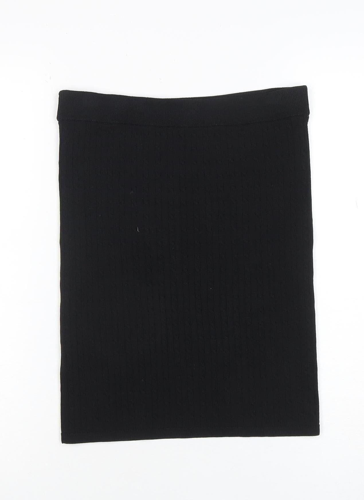 Womens UK Size 10 Jack Wills Straight & Pencil Knit Skirt