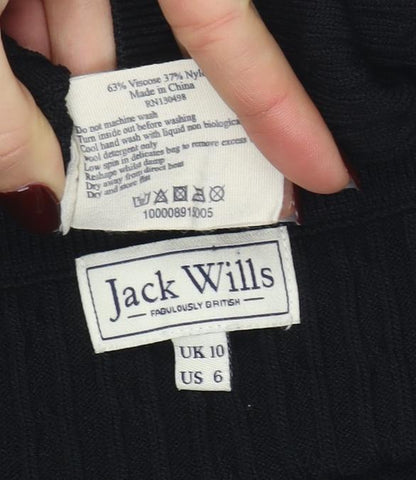 Womens UK Size 10 Jack Wills Straight & Pencil Knit Skirt