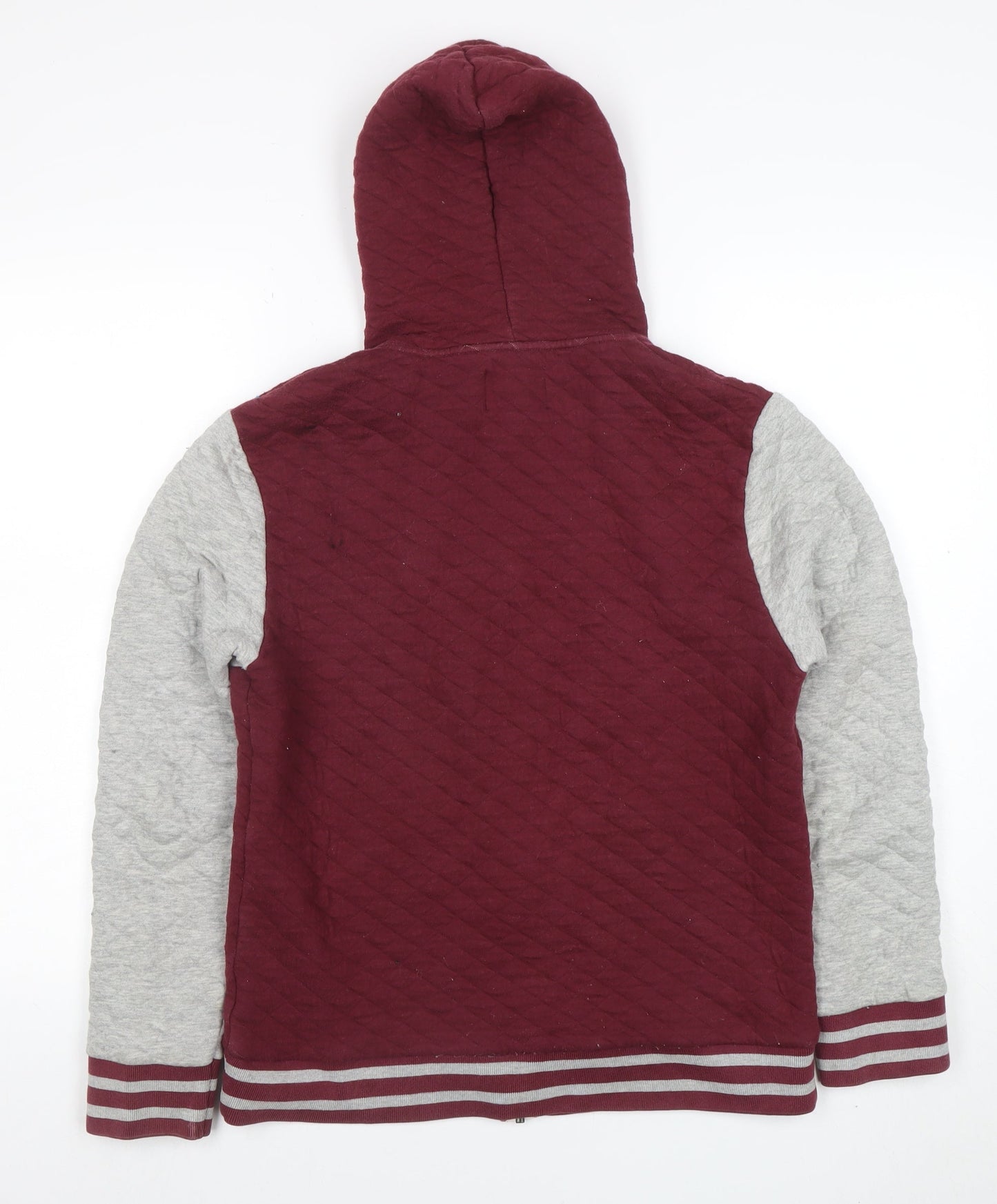 Mens UK Size S Burton Menswear Red Full Zip Hoodie