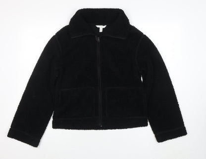 Womens UK Size S H&M Black Basic Jacket