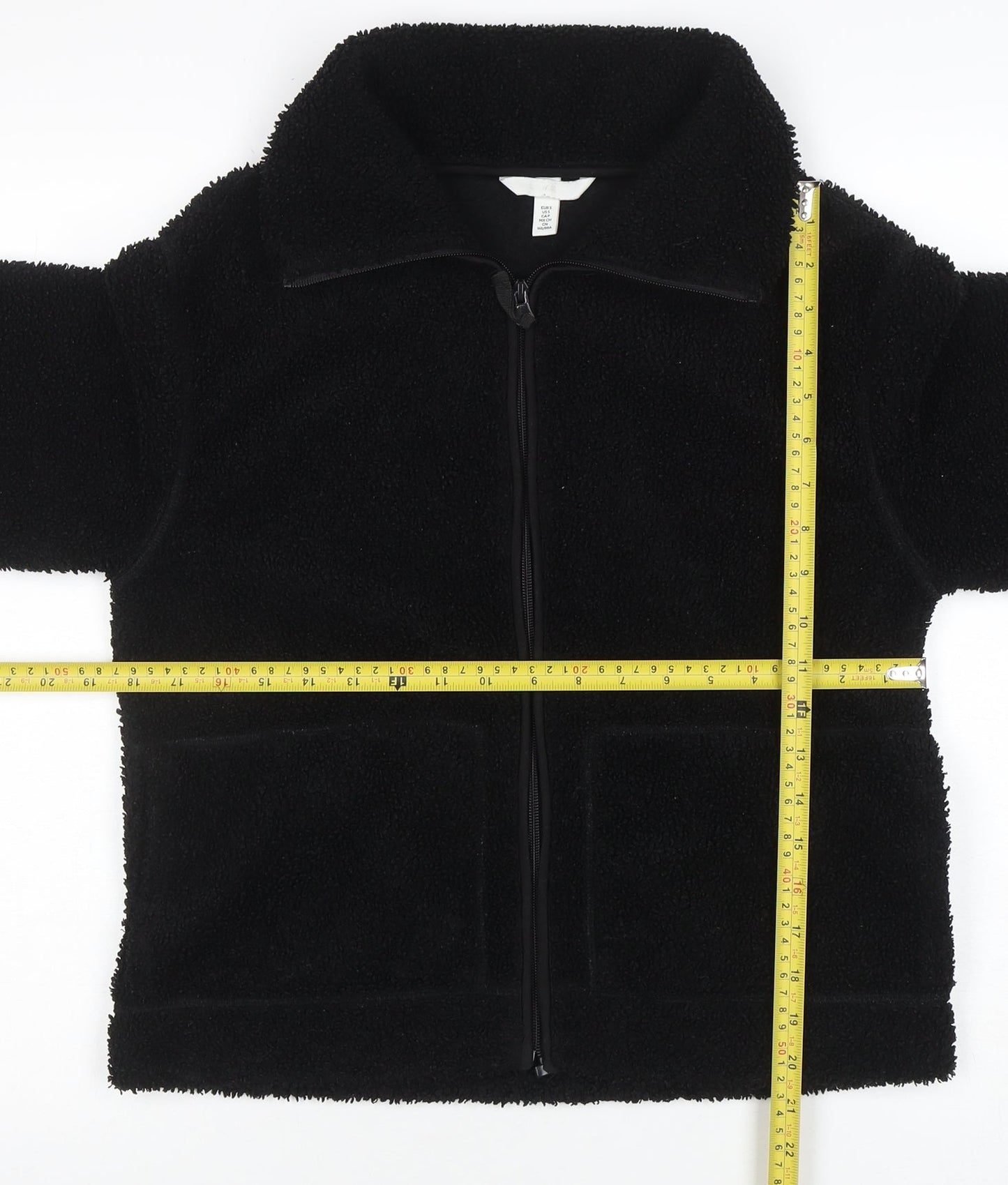 Womens UK Size S H&M Black Basic Jacket