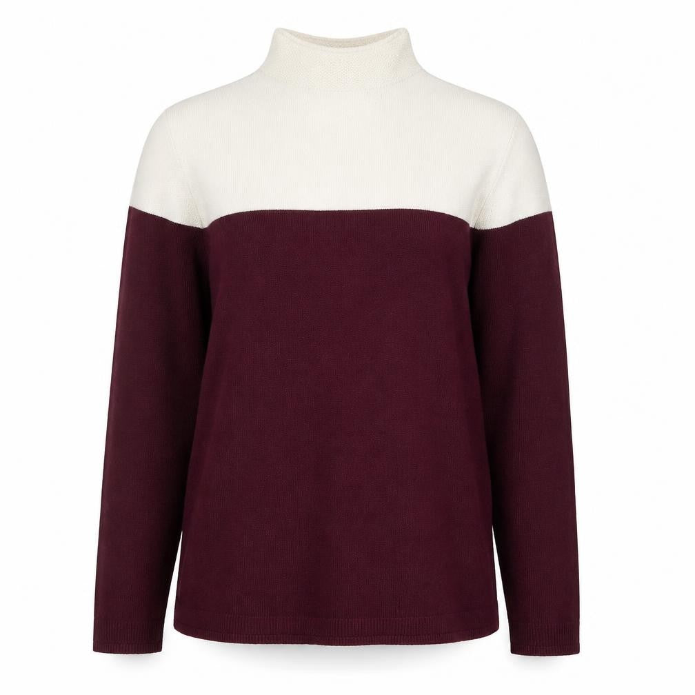 Marks and Spencer Women’s Multicoloured High Neck Jumper Size 10