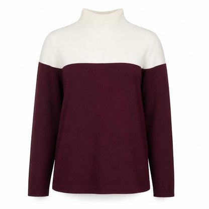 Marks and Spencer Women’s Multicoloured High Neck Jumper Size 10