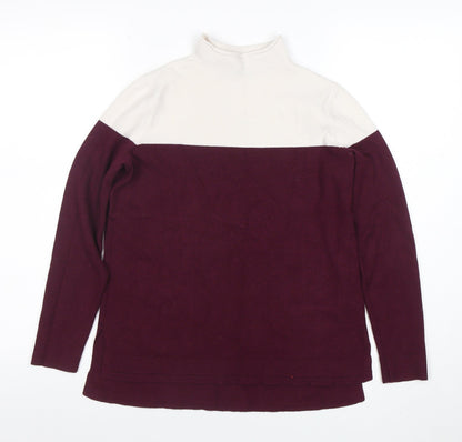 Marks and Spencer Women’s Multicoloured High Neck Jumper Size 10