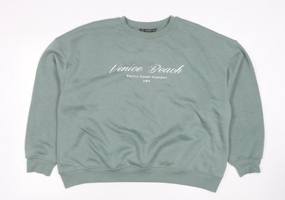 Womens UK Size XL Dunnes Green Pullover Sweatshirt