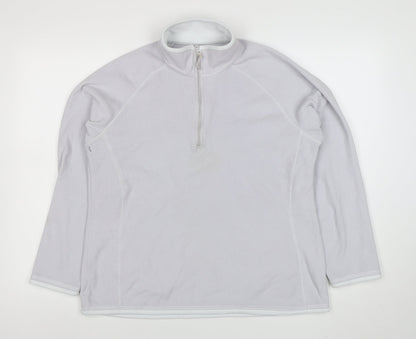 Womens UK Size 14 Mountain Warehouse White Pullover Sweatshirt