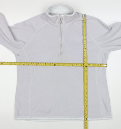 Womens UK Size 14 Mountain Warehouse White Pullover Sweatshirt