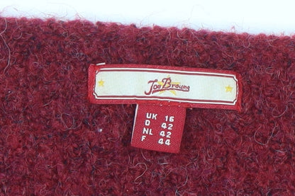 Womens UK Size 16 Joe Browns Red Pullover Jumper