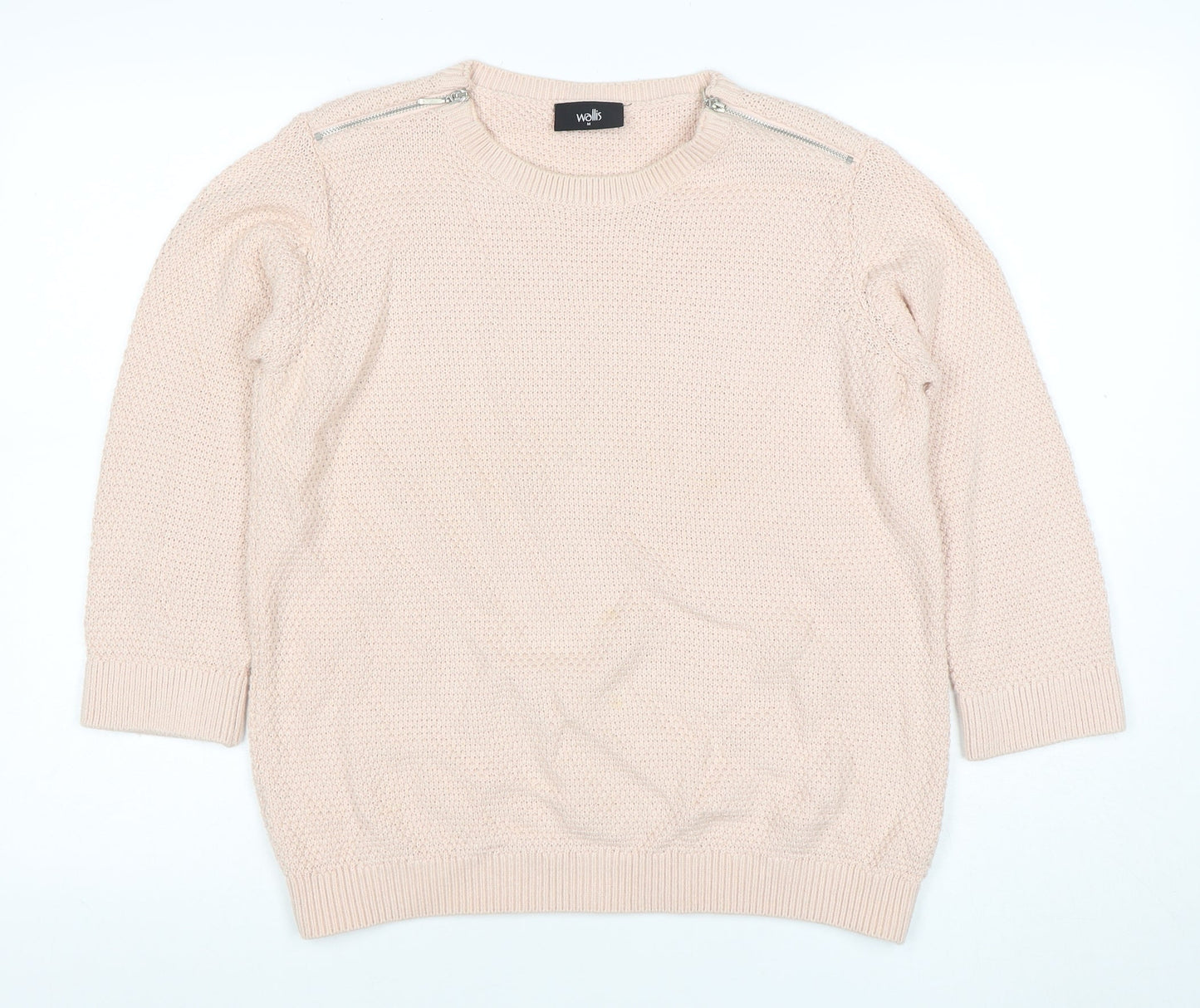 Womens UK Size M Wallis Beige Pullover Jumper