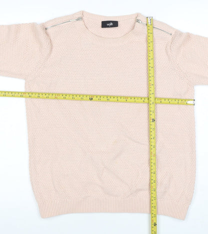 Womens UK Size M Wallis Beige Pullover Jumper