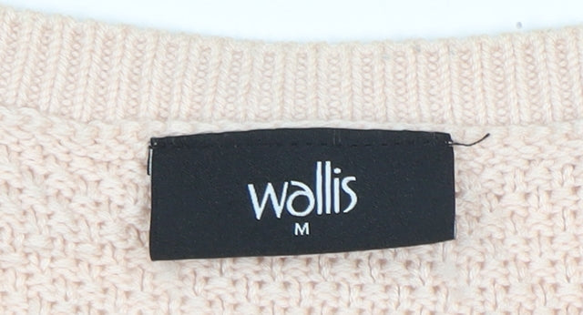 Womens UK Size M Wallis Beige Pullover Jumper